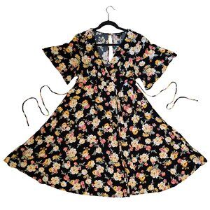 Floral Wrap Dress - TORRID SIZE 0X (Large)